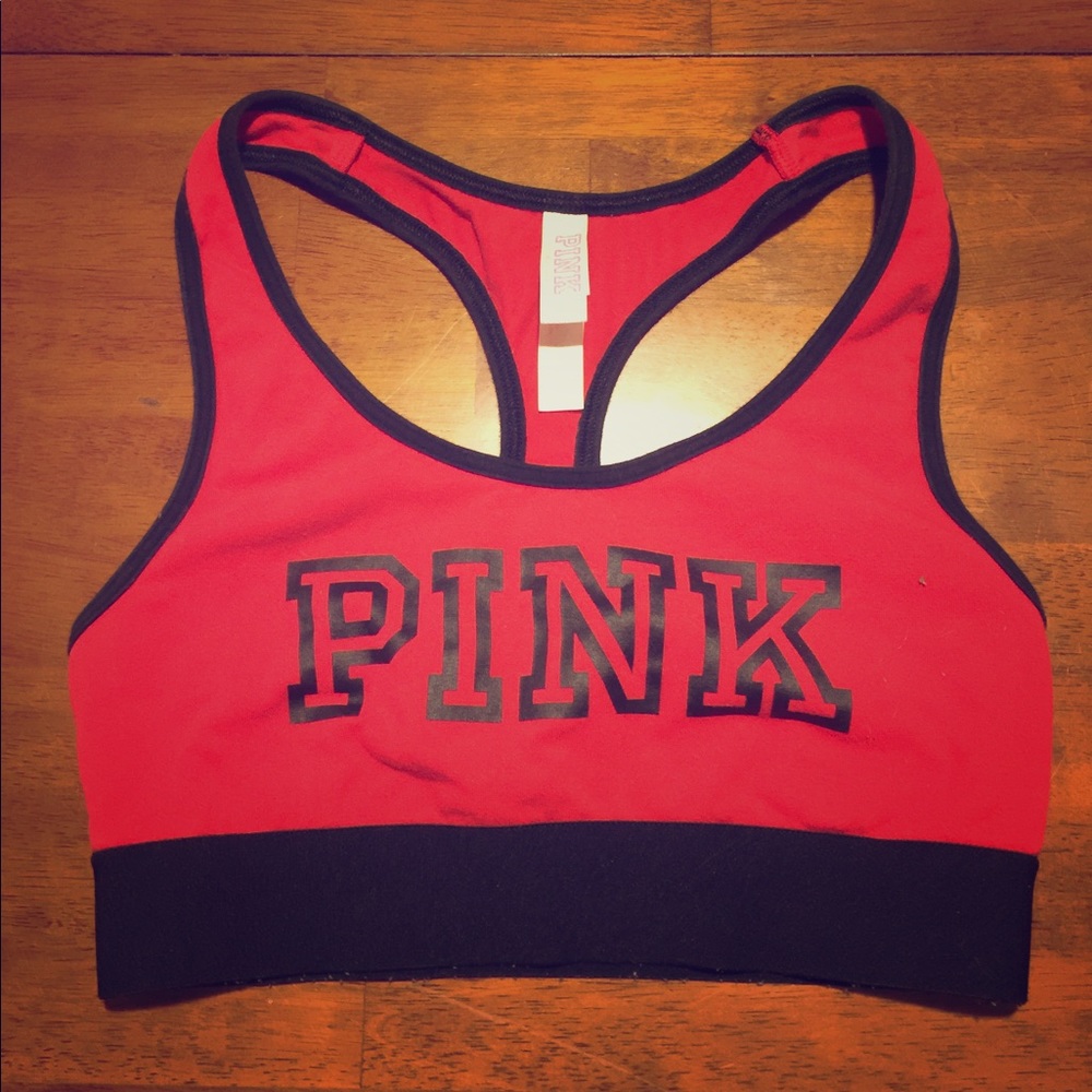 Victoria's Secret PINK sports bra.