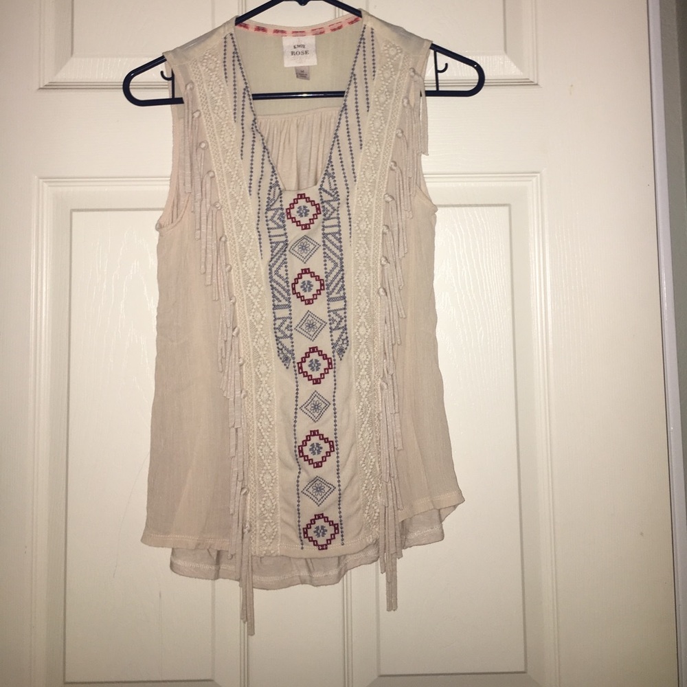 Patterned tank top