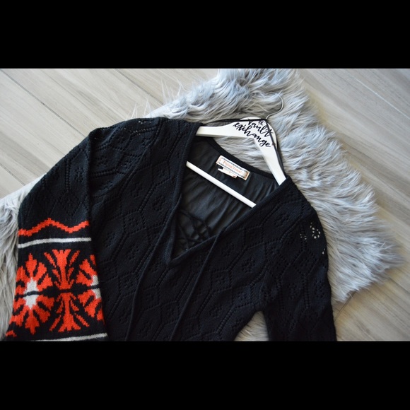 SOLD Flying Tomato Sweater Boho Dress - Picture 3 of 4