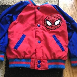 Spider man toddler jacket