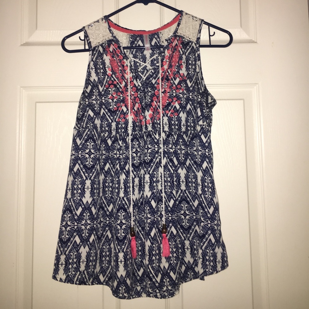Patterned tank top