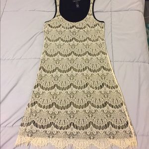 INC lace overlay dress