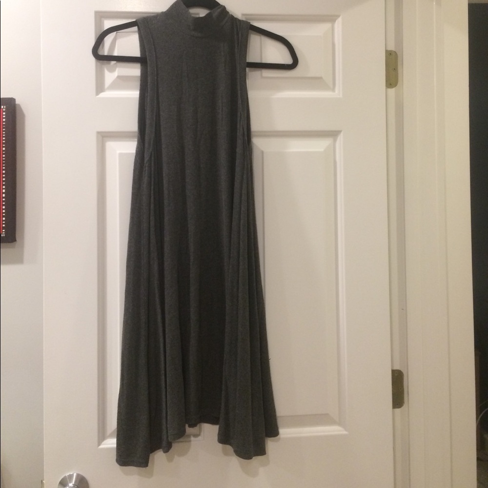 Grey tank swing dress