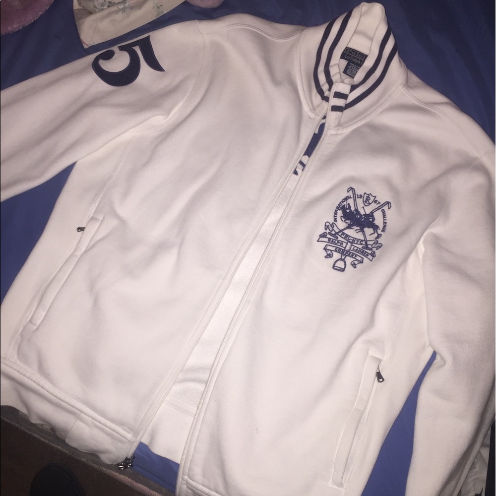 White Ralph Lauren polo sweater
