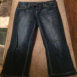 Maurice's brand denim capris