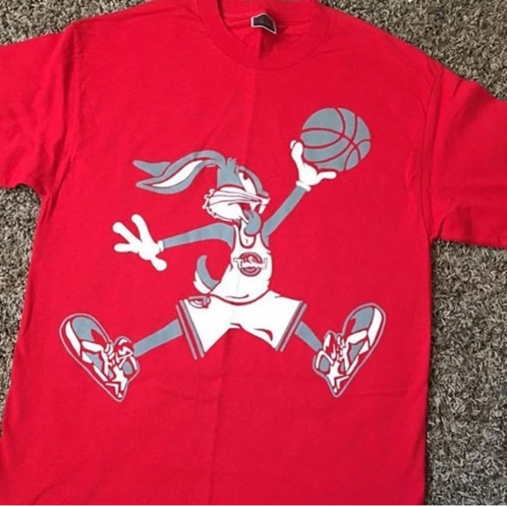 Bugs O Hare t shirt Jordans Nike bugs bunny shoes