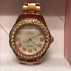 Ladies Rose Gold Invicta Watch