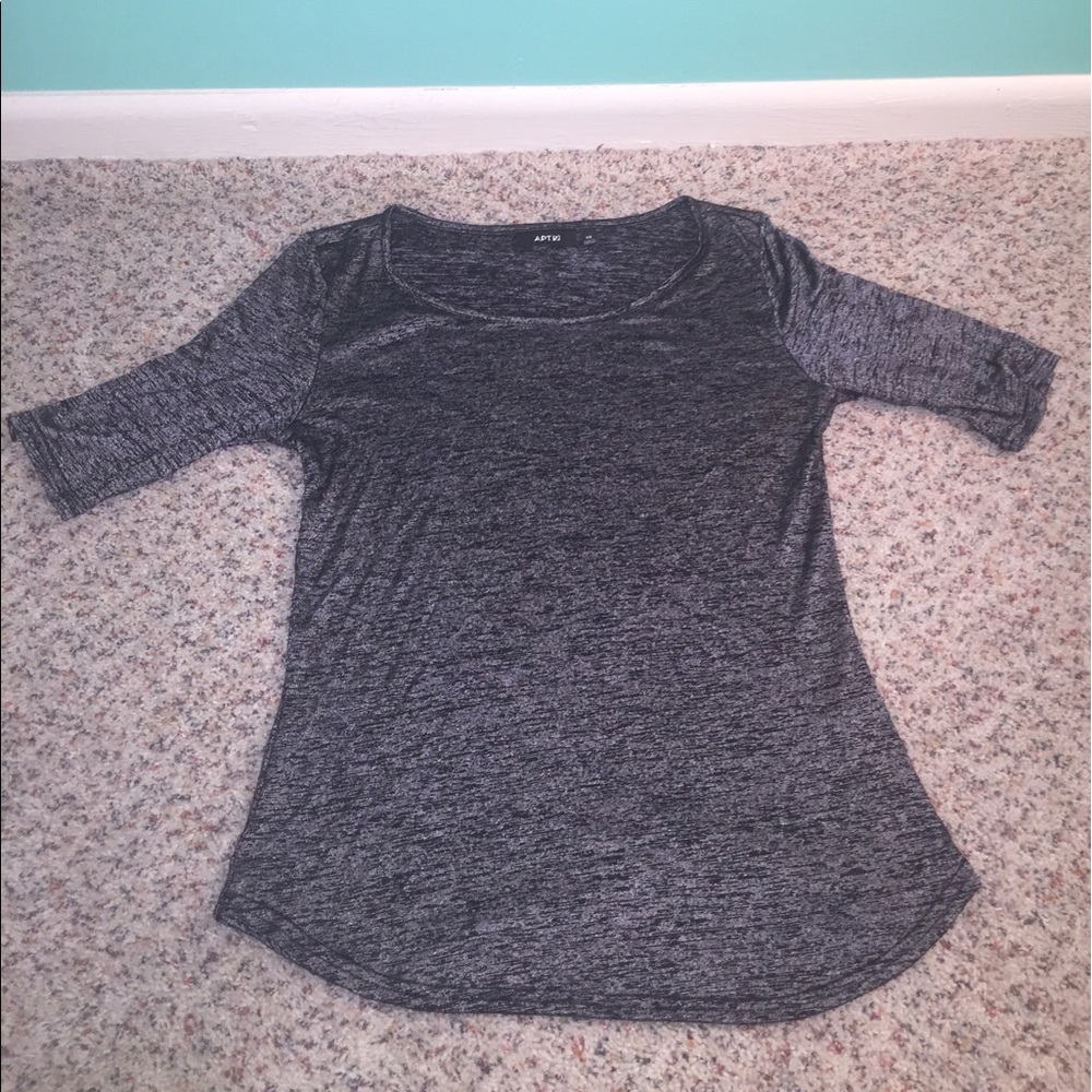 Metallic Gray Shirt