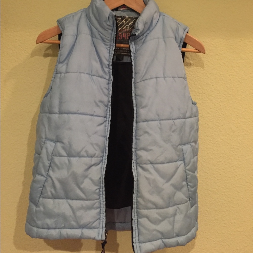 Blue Puffer Vest