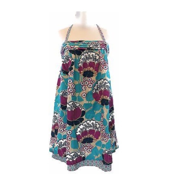 🔥Billabong Floral Halter or Spaghetti Strap Dress NWT - Picture 2 of 8