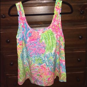 Lilly Pulitzer Floral Tank Top