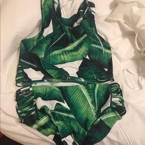 CupShe Leaf Bathingsuit 2 piece