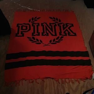PINK blanket - orange!