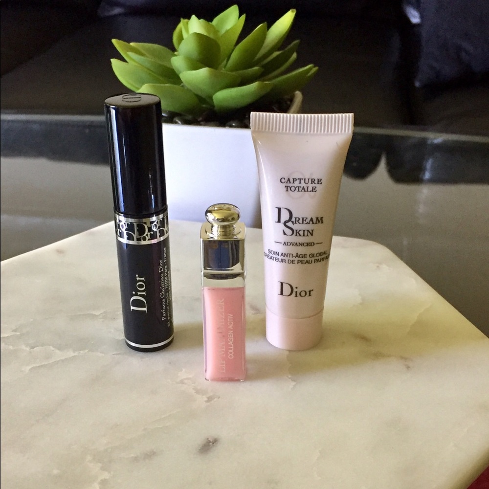 3 mini Dior makeup