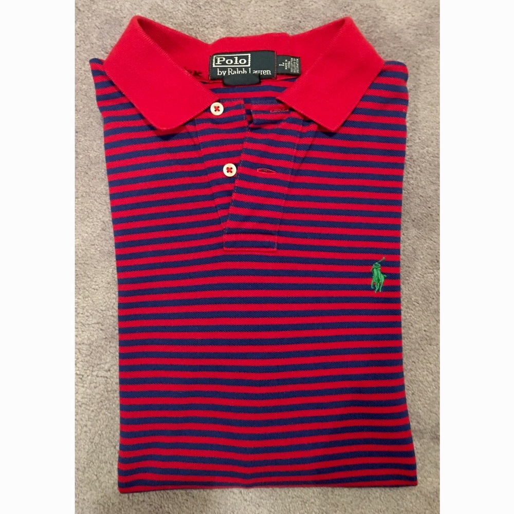 MENS Custom Fit striped Polo by Ralph Lauren