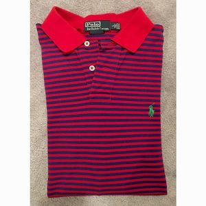 MENS Custom Fit striped Polo by Ralph Lauren