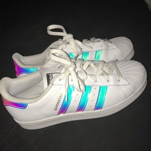 Adidas Holographic Iridescent Superstars