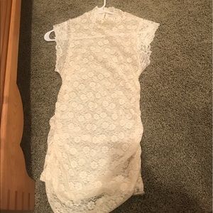 FREE PEOPLE shear lace shirt