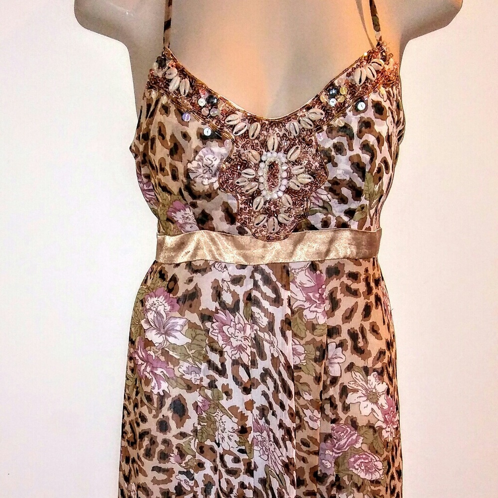 Fun in the ?? Spaghetti Strap Sundress Embellished