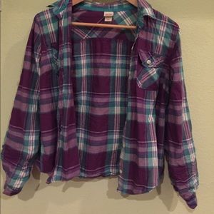 Purple Plaid Shirt