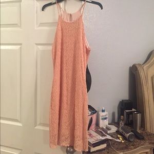 Peach Mini dress cute for Any occasion
