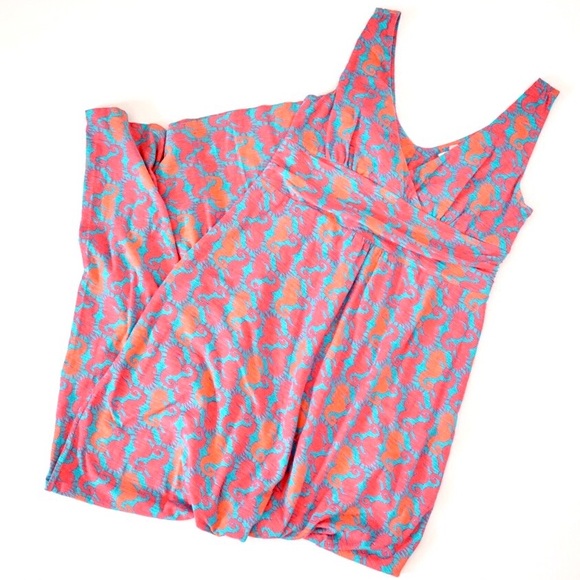 Lilly Pulitzer Seahorse Long Maxi Dress - Picture 3 of 6