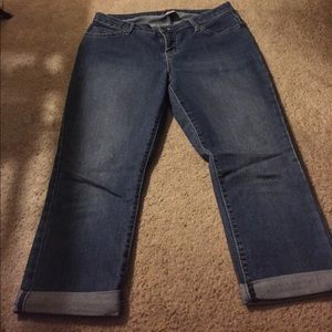 Dressbarn denim capris