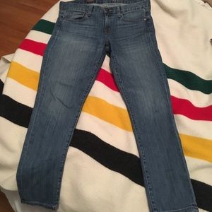 J. Crew toothpick ankle length denim jeans 32 👖