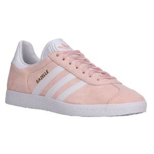 Pink Adidas Gazelles