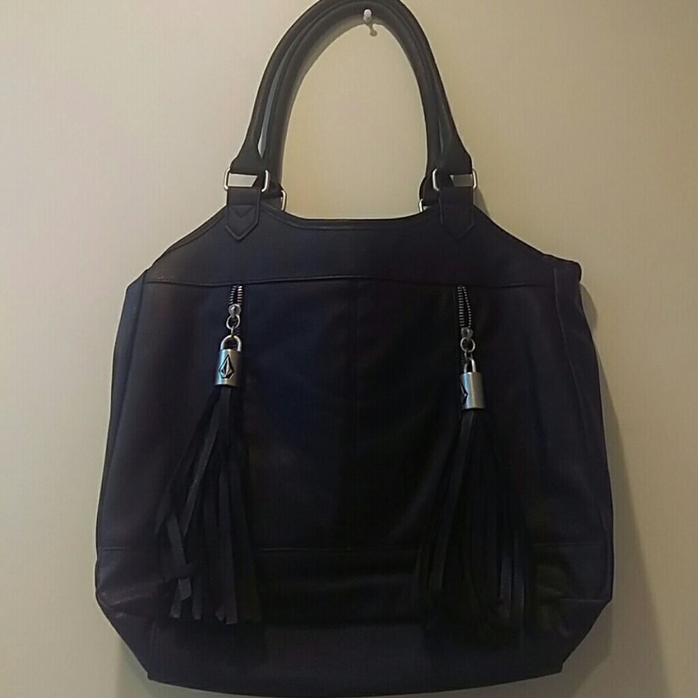 Black Volcom Handbag
