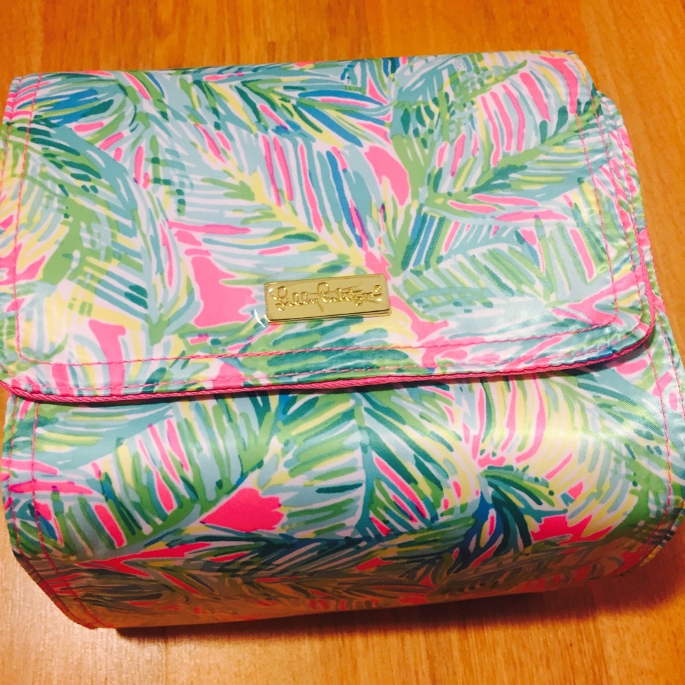 Lilly Pulitzer Travel Makeup Bag Tropical Storm