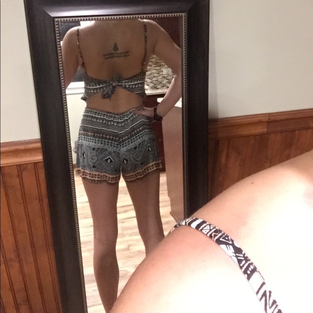 Open back romper