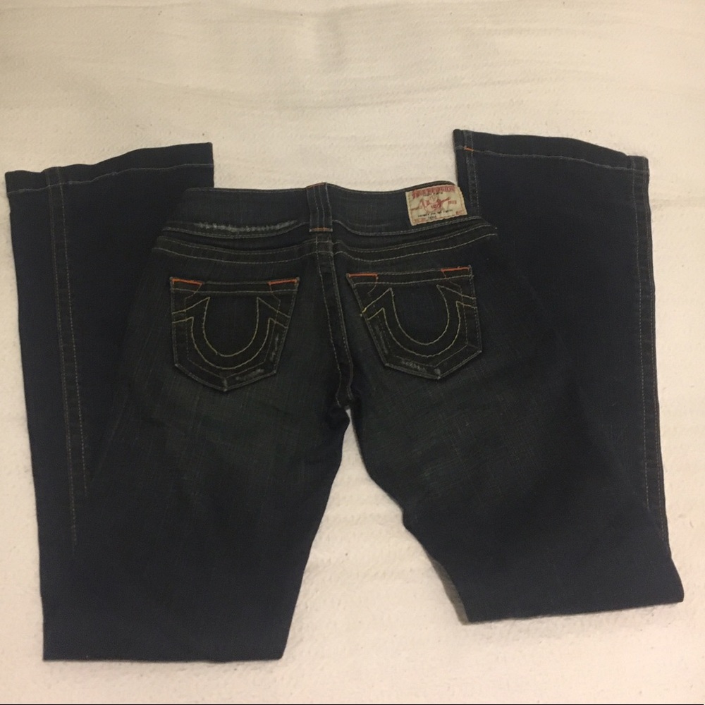 True Religion distressed "Emma" jeans - size 26