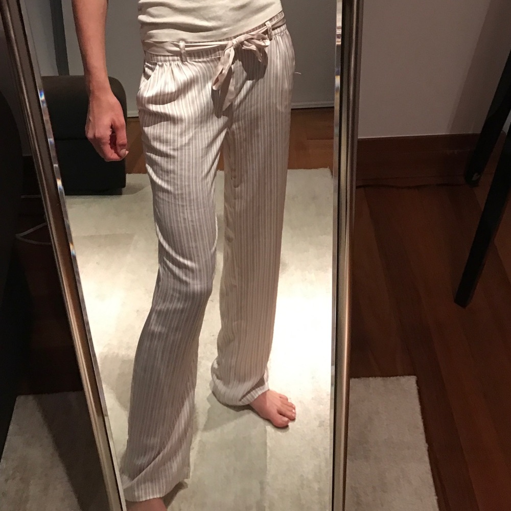 Super cute silk pants + tank