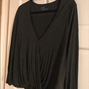 Planet Blue dark grey shirt