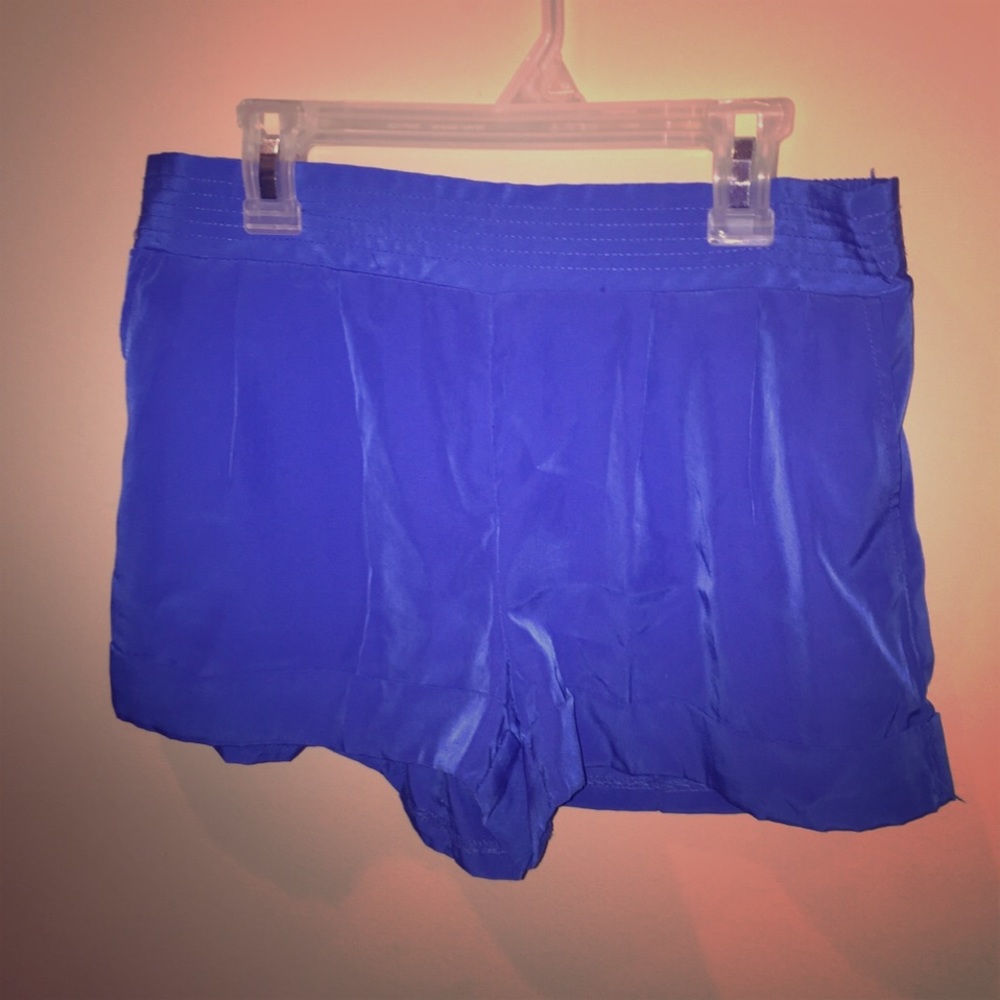 Blue shorts