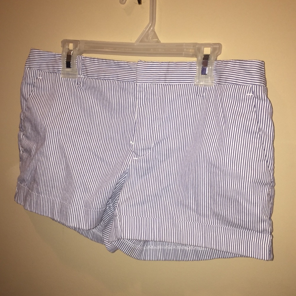 Pin stripe shorts