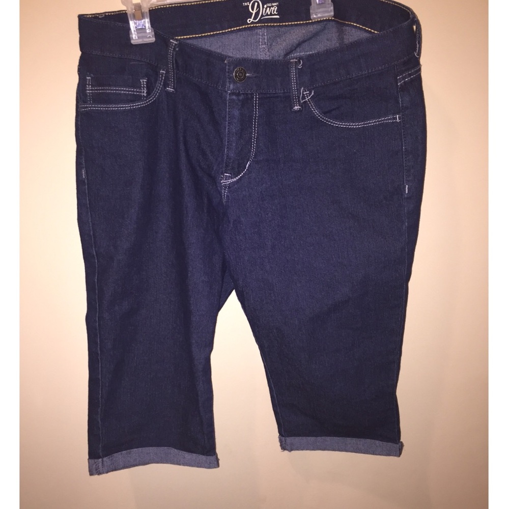 Denim Bermuda shorts