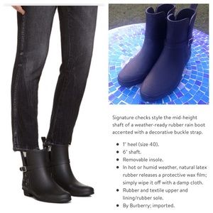 burberry riddlestone rain boots