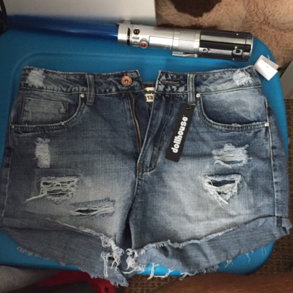 Dollhouse hi rise shortie shorts