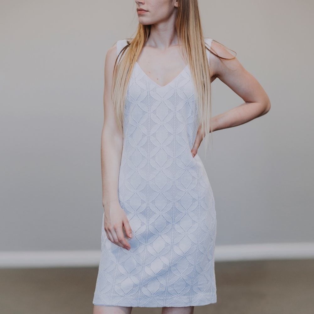 Banana Republic White Lace Dress