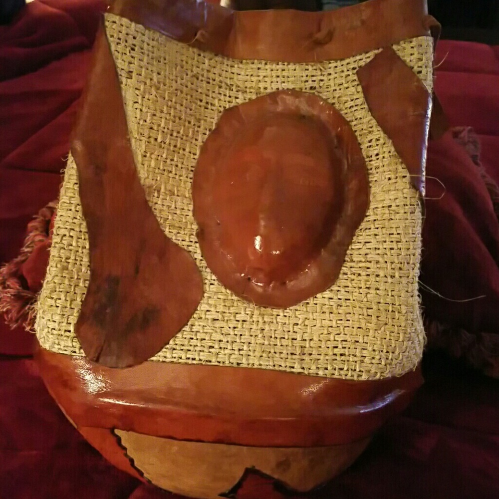 HATIAN Leather Calabash bag