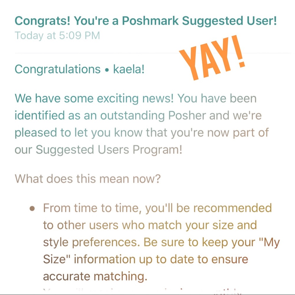 I'm a Suggested User! 🌿 Shop with confidence!