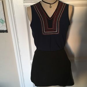 Tribal top Navy