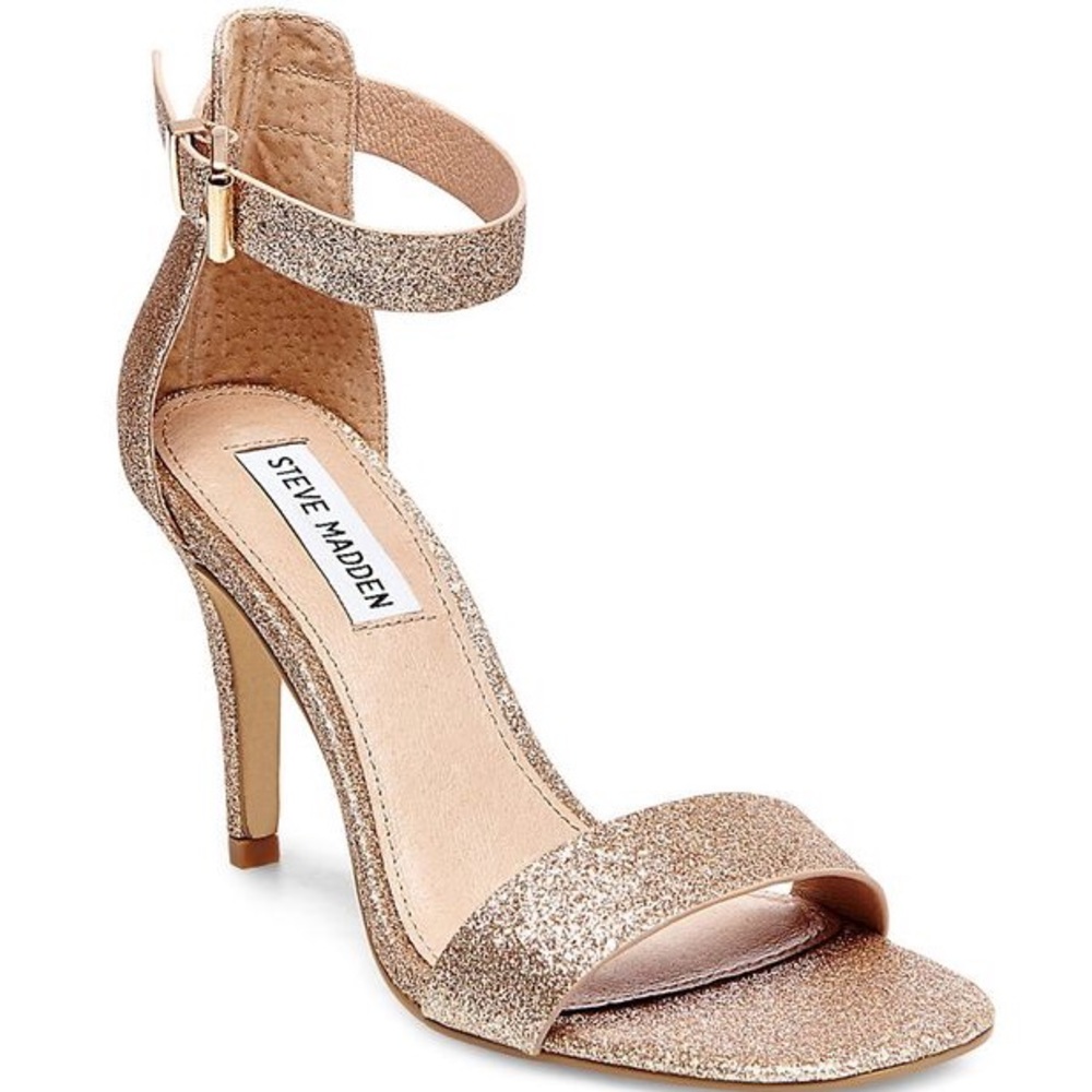 STEVE MADDEN BAYYSIDE CHAMPAGNE HEELS