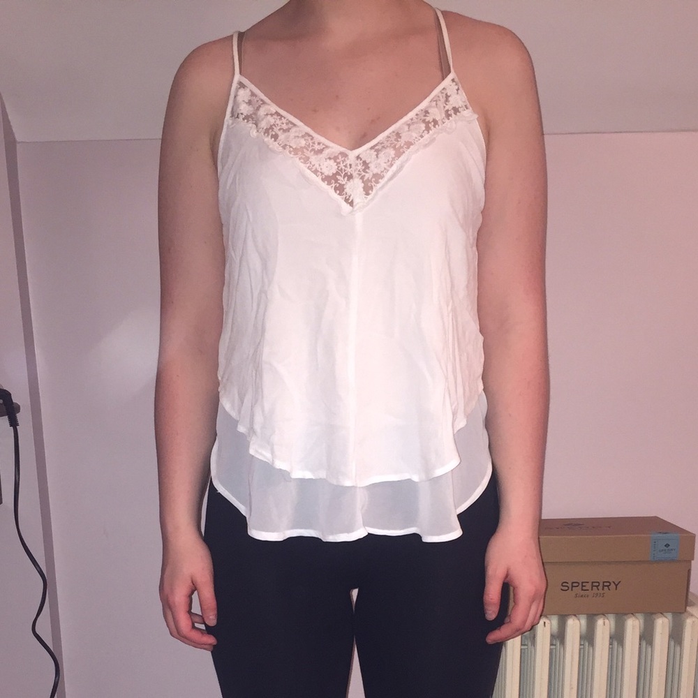 White tank top