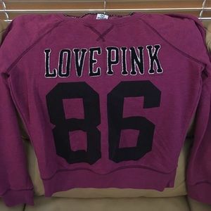 Pink Victoria Secret Sweatshirt