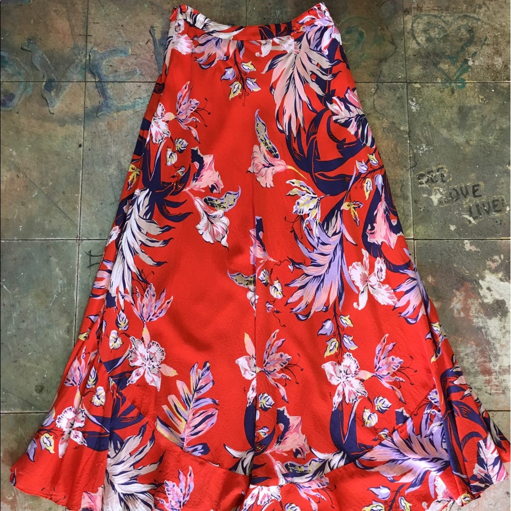 Free people maxi skirt