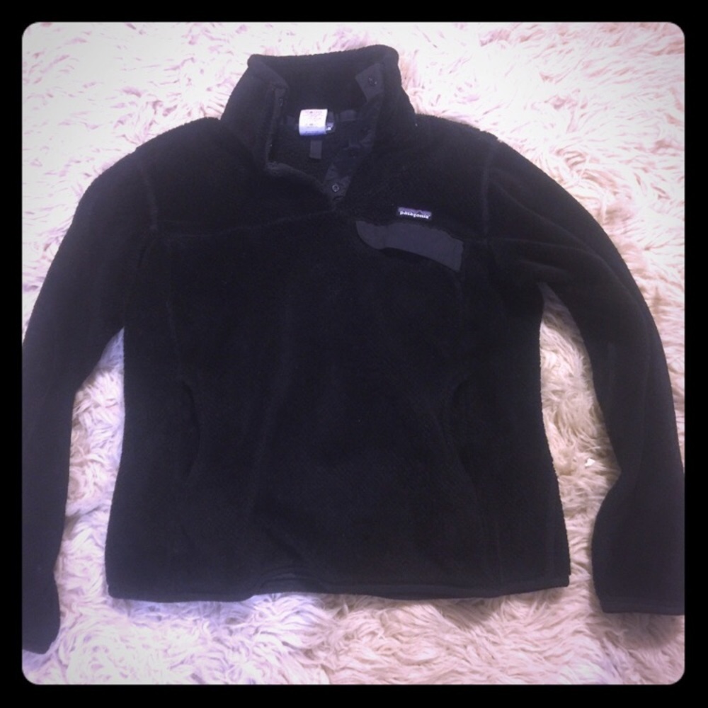 Womens black Patagonia retool size large