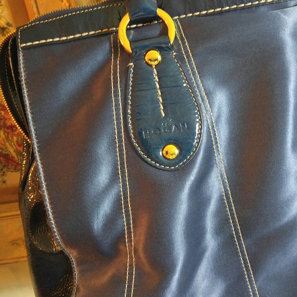 Leather And Nylon Large Tote 59